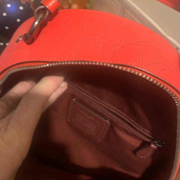 Authentic coach backpack